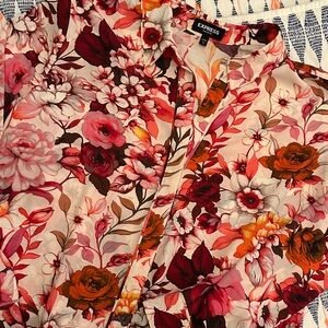Express Multicolor Floral Top